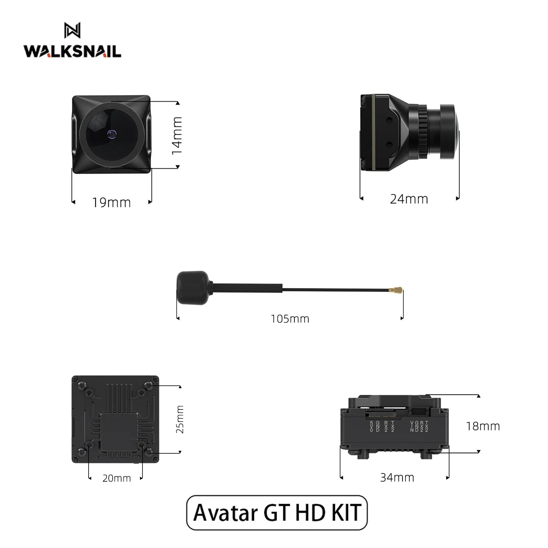 Walksnail Avatar GT HD KIT 2W  - Walksnail Avatar Hd Pro Kit บทวิจารณ์และราคา