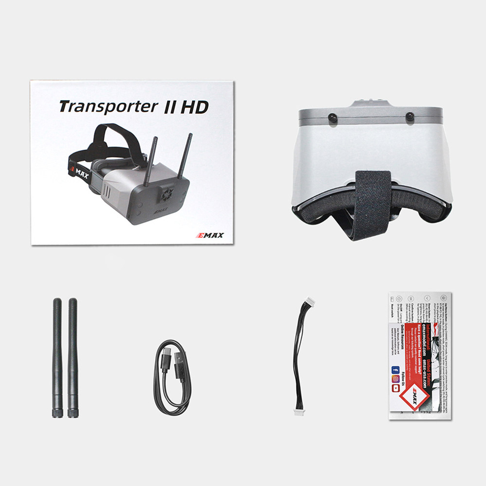 แว่นตา FPV ดิจิทัล EMAX Transp - Hdzero Goggles Fpv Digital Hd บทวิจารณ์และราคา