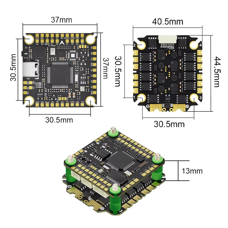 Aocoda-RC F465S V4 Stack F405  - Speedybee F405 V4 Bls 55A Stack บทวิจารณ์และราคา