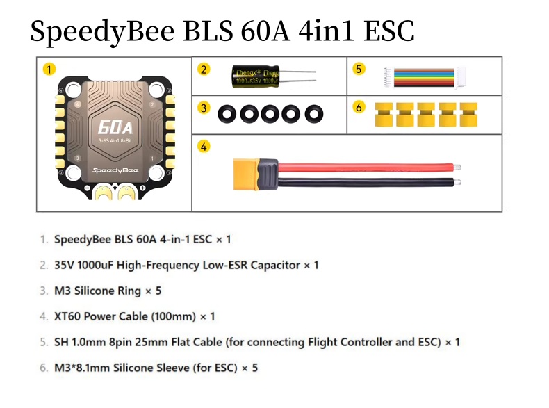 SpeedyBee F4 F405 V4 55A BLS 3 - Speedybee F405 V4 Bls 55A Stack บทวิจารณ์และราคา
